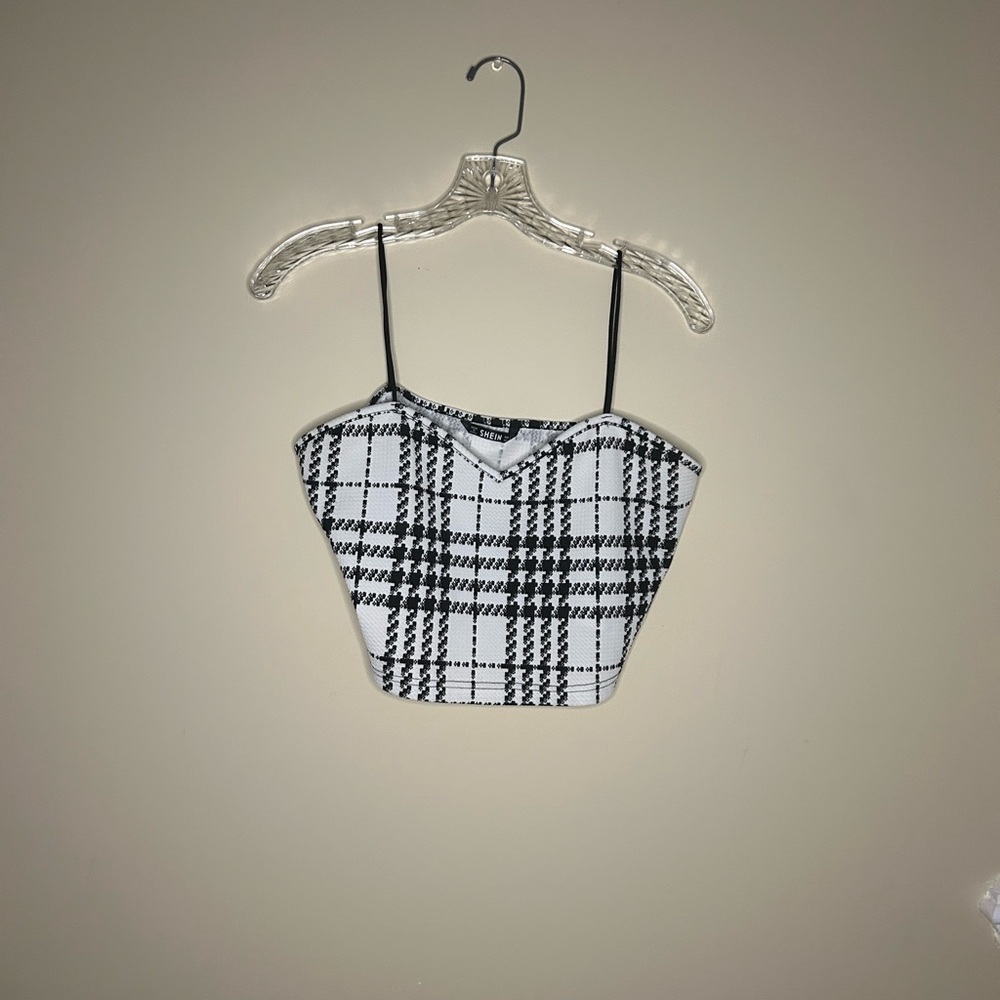 Shein Plaid Top